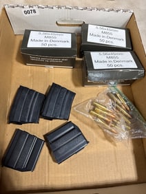 5.56x45mm Ammo and Ruger Clips