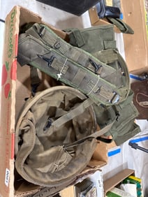 Military Bag and Gear Lot