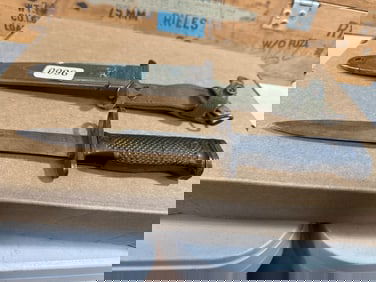 Military Knife With Scabbard