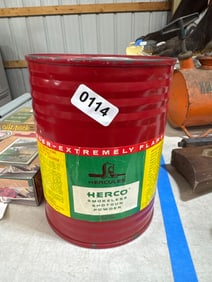 Hercules Herco Smokeless Powder Can