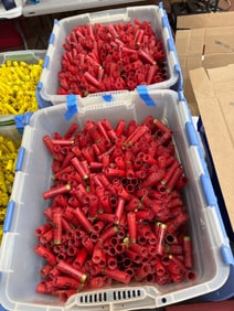 12 Gauge Shotgun Shells in Large Tubes