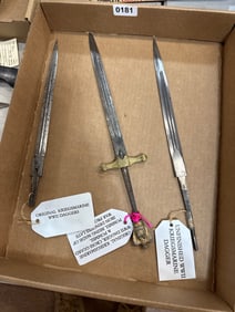Three Kriegsmarine WWII Dagger Blades