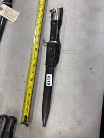 Military Bayonet With Scabbard