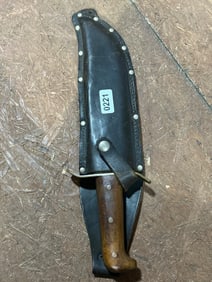 Vintage Fixed Blade Knife with Sheath