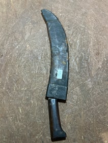 Curved Blade Knife With Sheath