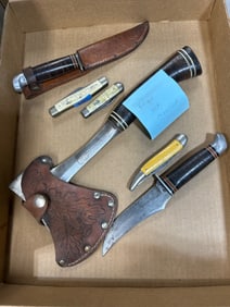 Knives and Hatchet