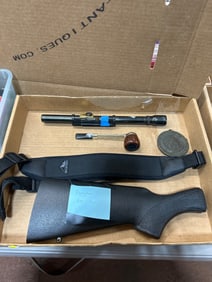 Remington Parts, Pipe, and Belt Buckle