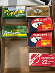 .22 Long Rifle Ammunition Boxes