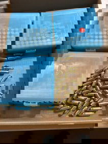 Handgun Ammunition in Storage Cases