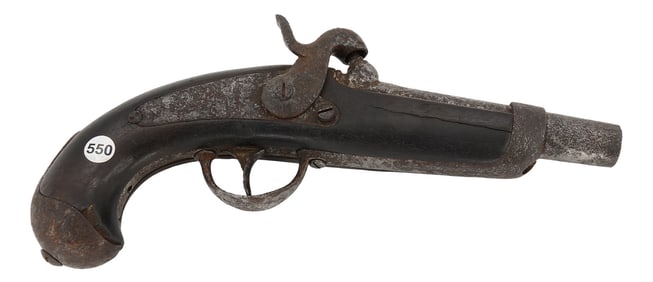 not marked-Model:French Police Percussion Pistol-.