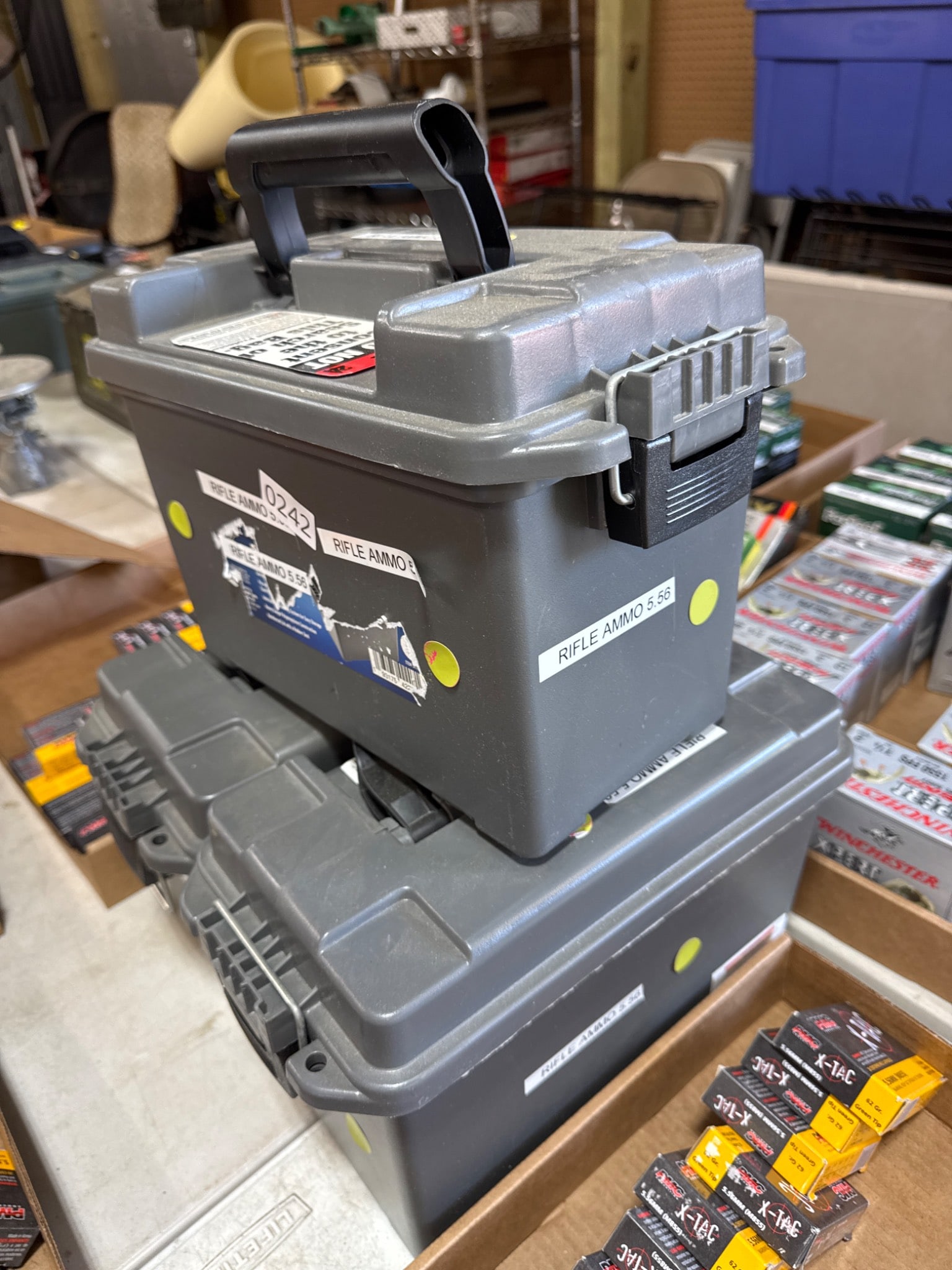 Three Empty Plastic Ammo Cases - 2