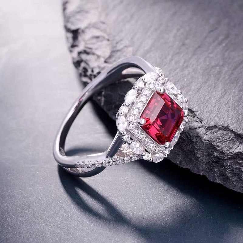 925 Silver Ruby Ring - 3