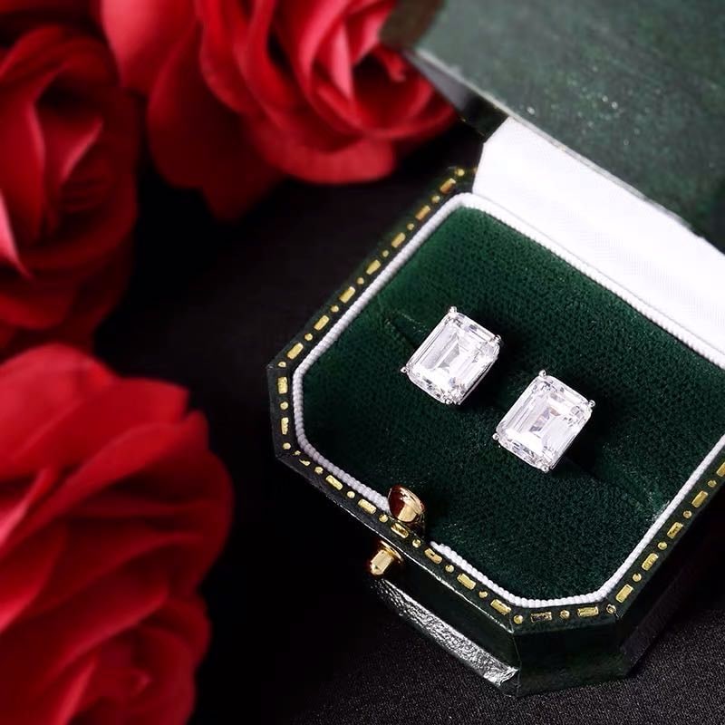 925 Silver Gem Earrings - 2