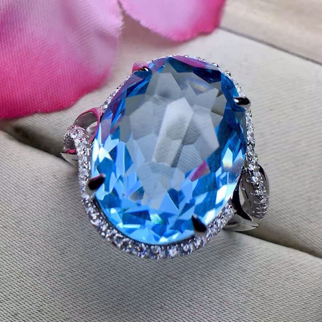 925 Silver Topaz Ring - 3