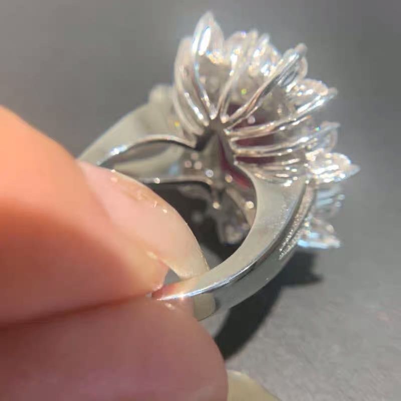 925 Silver 5ct Ruby Ring - 3