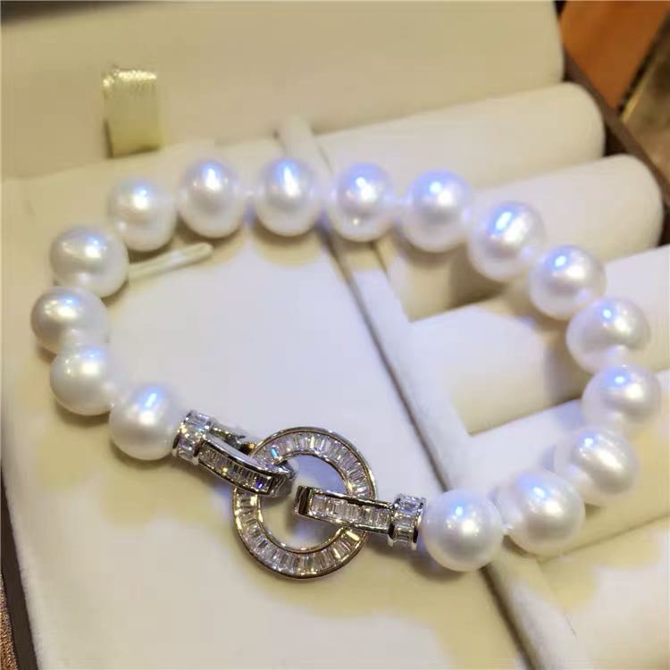Natural Pearl 925 Silver Bracelet (1 of 6)