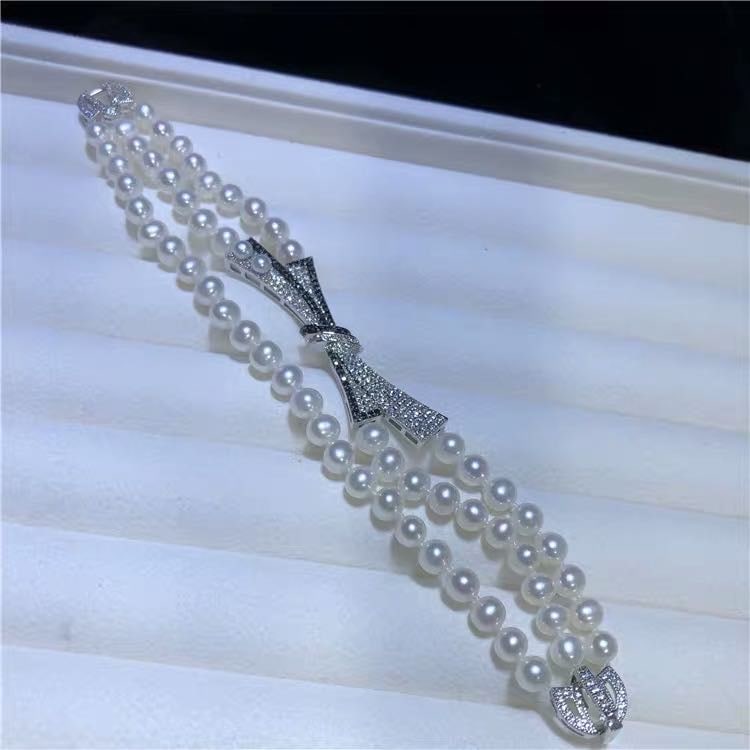 Natural Pearl 925 Silver Bracelet (1 of 4)