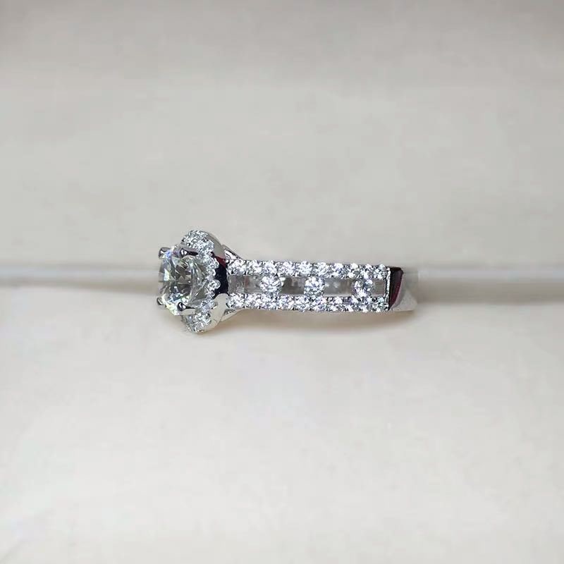 925 Silver 1ct Gem Ring - 2