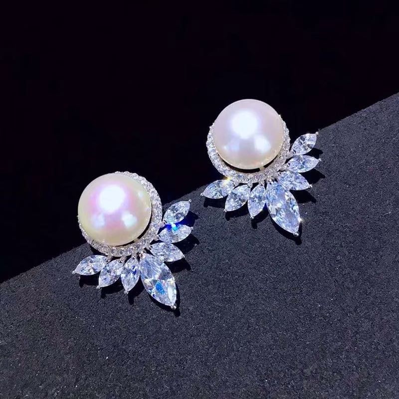 Natural Pearl 925 Silver Earrings: Natural Pearl 925 Silver Earrings ****** Metal: Natural Pearl / Color: White / Pearl Diameter 10mm