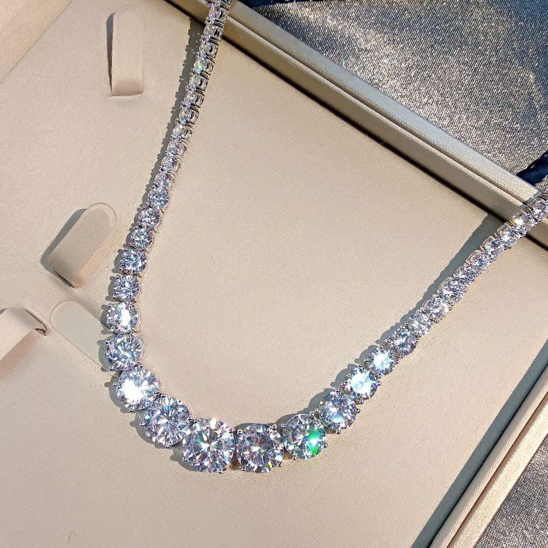 925 Silver Gem Necklace (1 of 3)