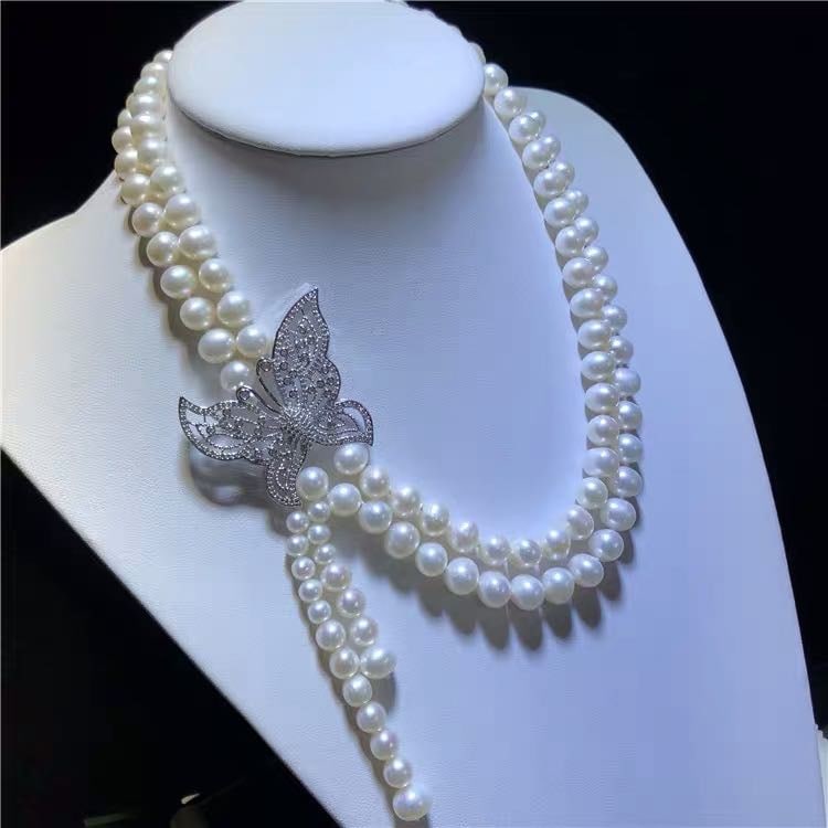Natural Pearl Necklace 925 Silver Pendant: Natural Pearl Necklace 925 Silver Pendant ****** Metal: Natural Pearl / Color: White / Pearl Diameter 10mm, Necklace Length 45mm
