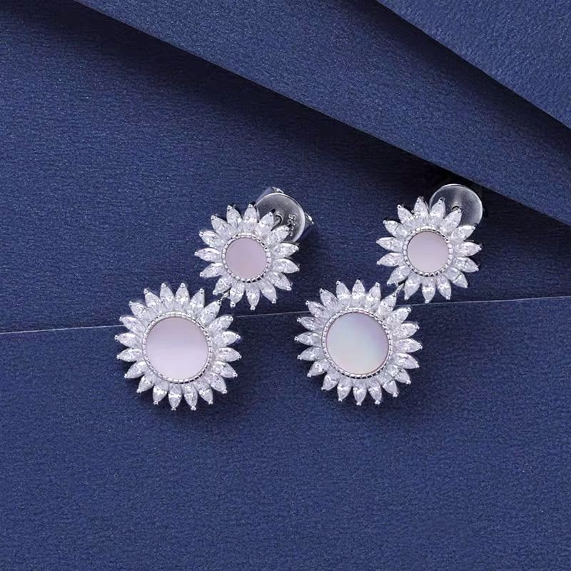 925 Silver Gem Earrings (1 of 4)