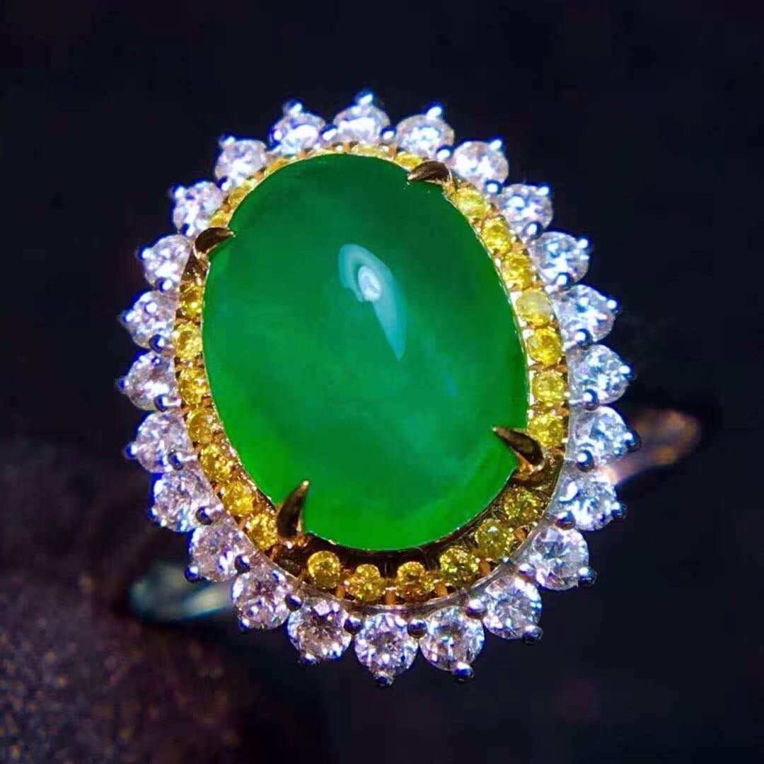 925 Silver Emerald Ring - 2