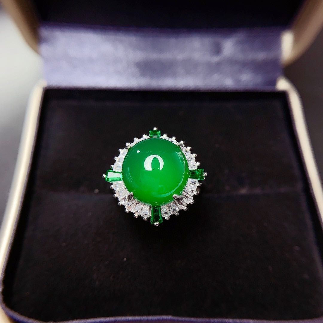 925 Silver Jade Ring (1 of 3)