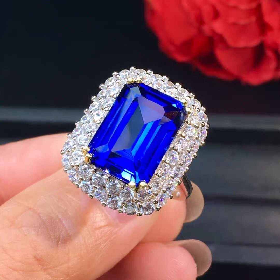 925 Silver Tanzanite Ring - 2