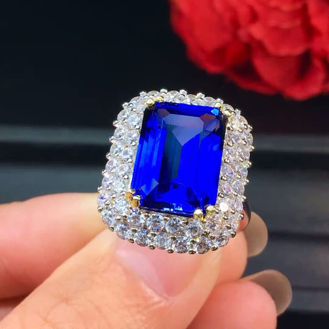 925 Silver Tanzanite Ring - 3