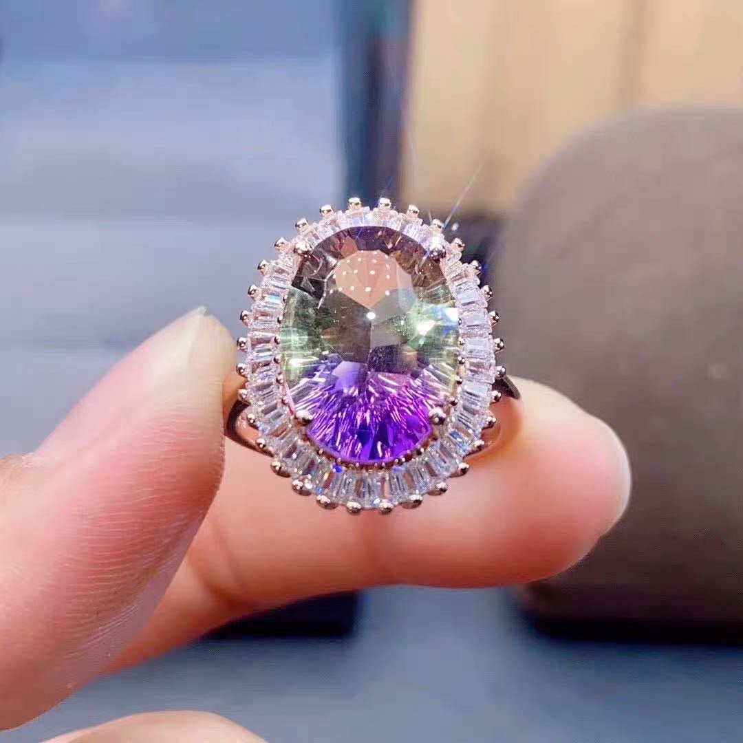 925 Silver Crystal Ring - 3