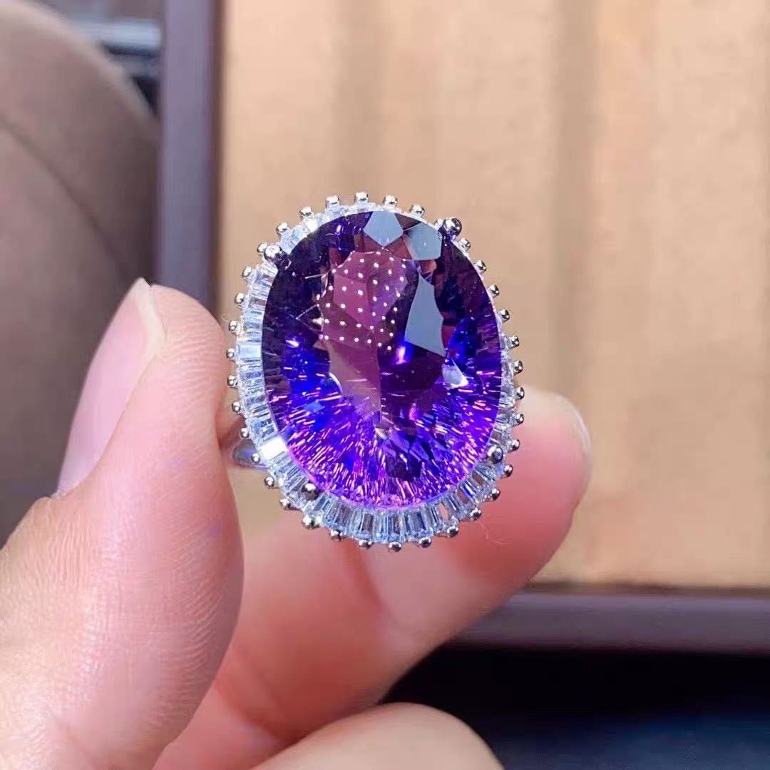 925 Silver Crystal Ring - 3