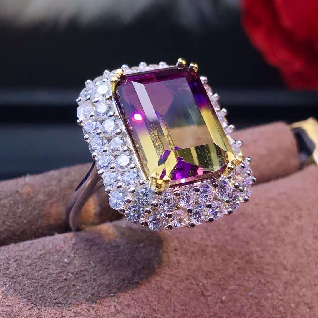 925 Silver Crystal Ring - 5