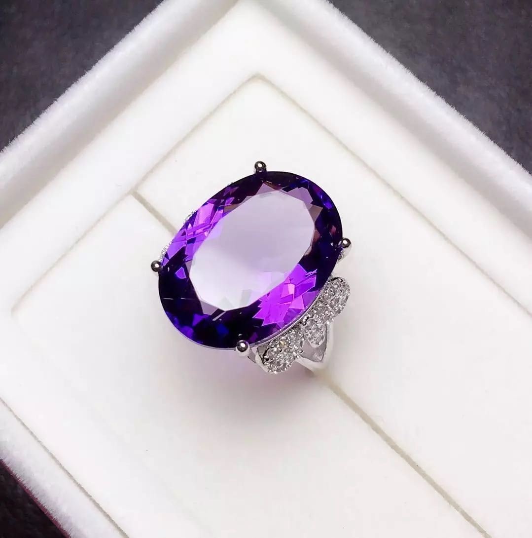 925 Silver Crystal Ring - 3