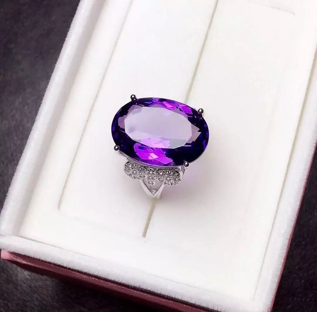 925 Silver Crystal Ring - 4