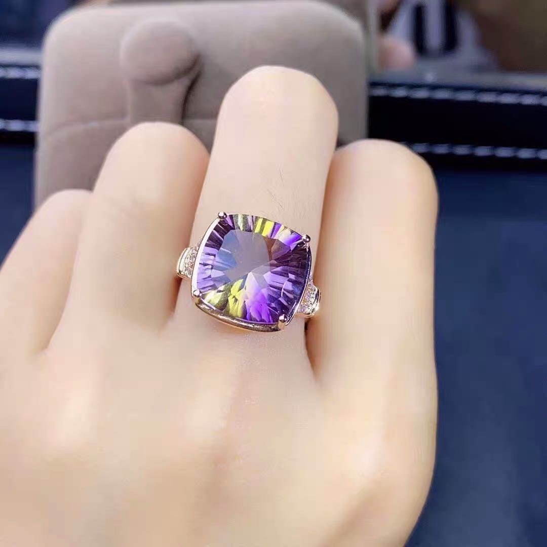 925 Silver Crystal Ring - 3