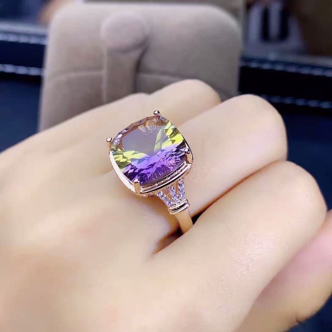 925 Silver Crystal Ring - 4