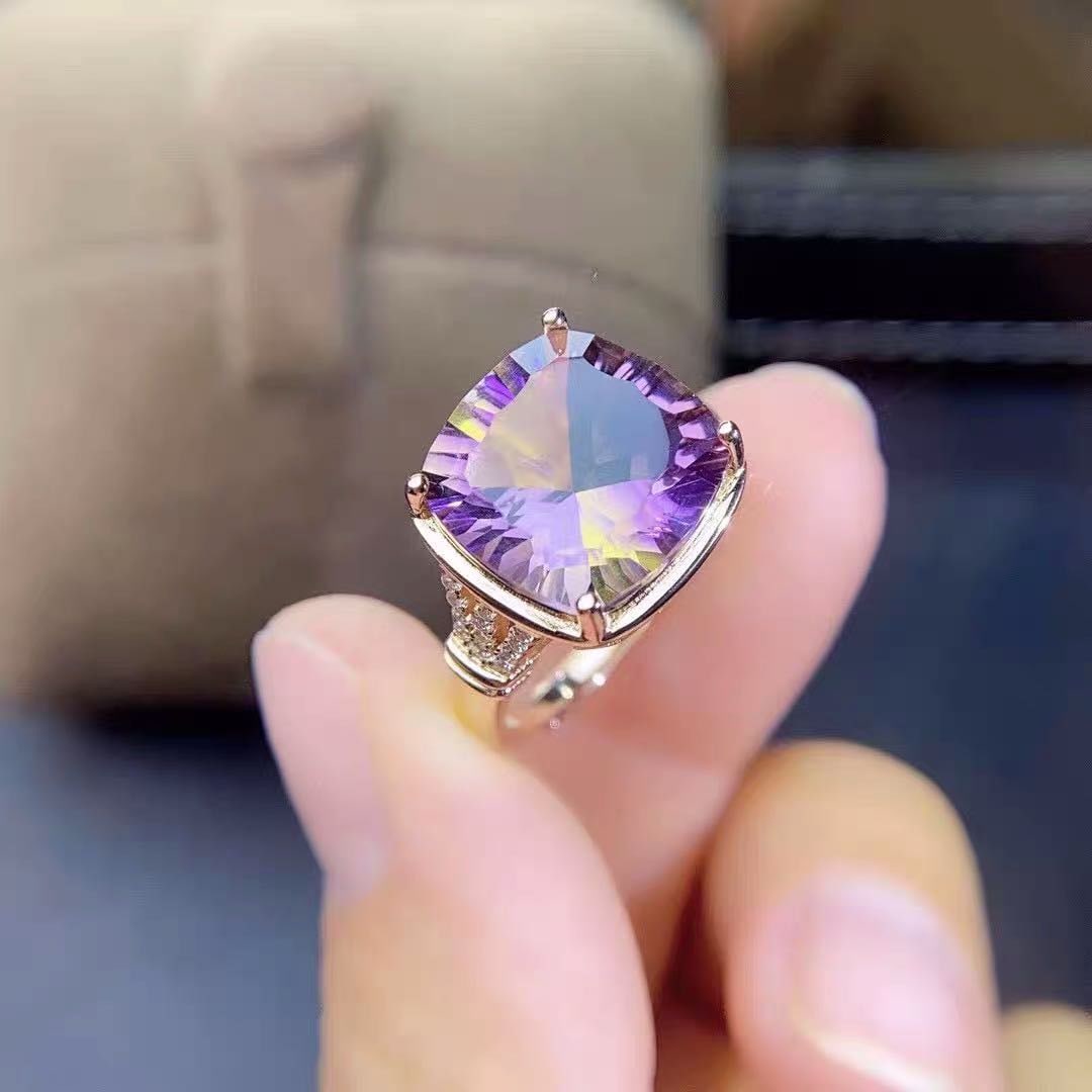 925 Silver Crystal Ring - 5