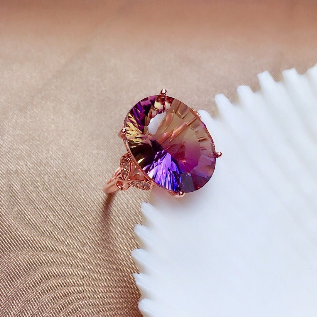 925 Silver Crystal Ring - 4