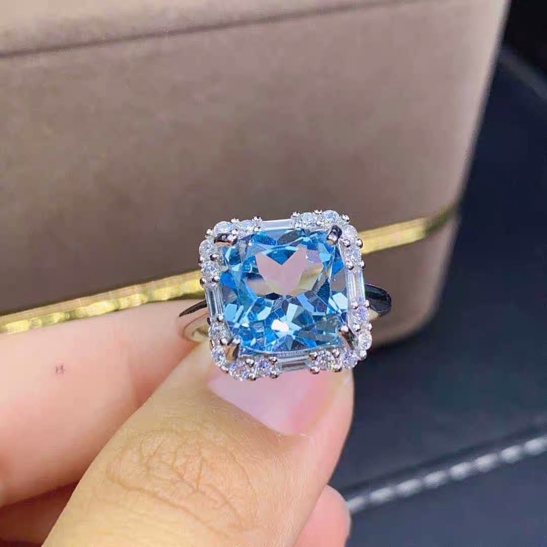 925 Silver Topaz Ring - 2