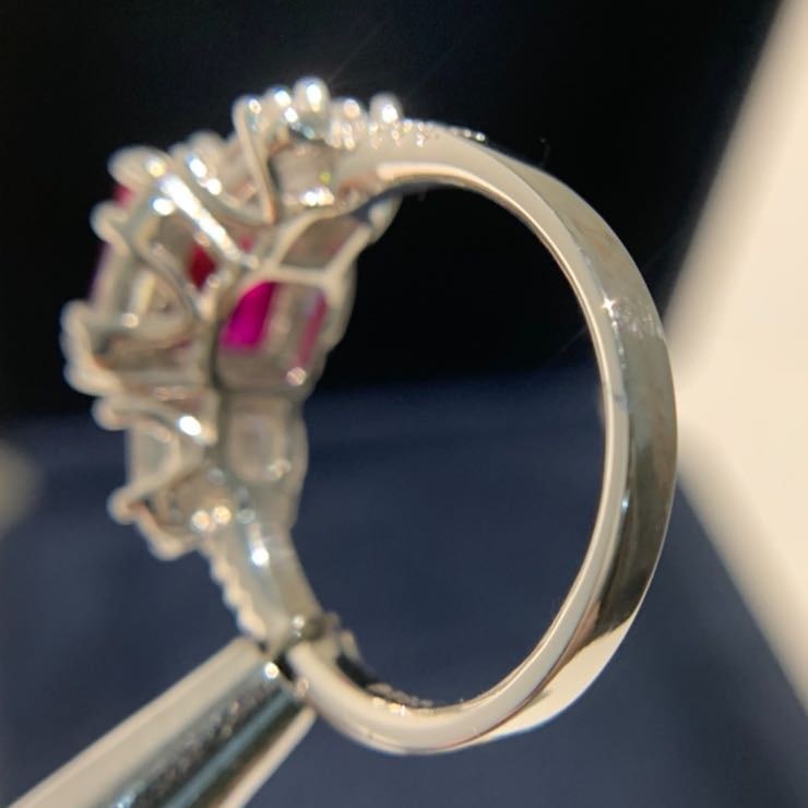 925 Silver 2ct Ruby Ring - 3