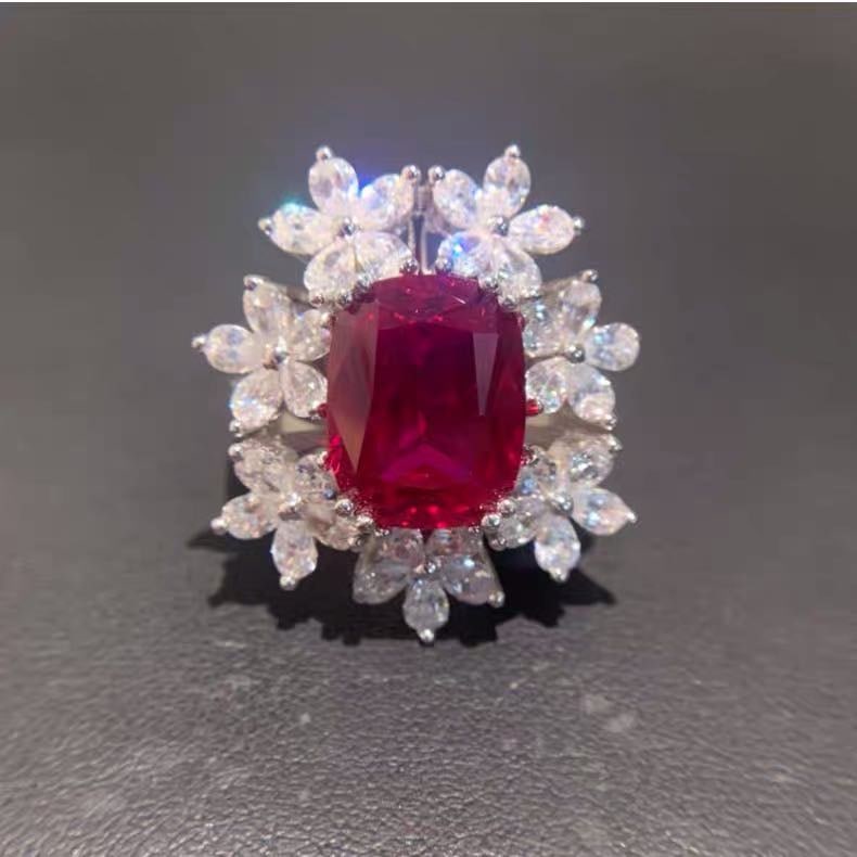 925 Silver 5ct Ruby Ring (1 of 4)