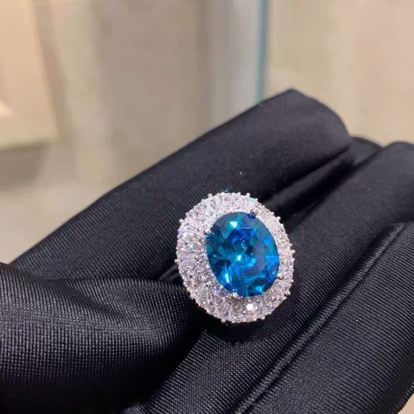 925 Silver Topaz Ring - 2