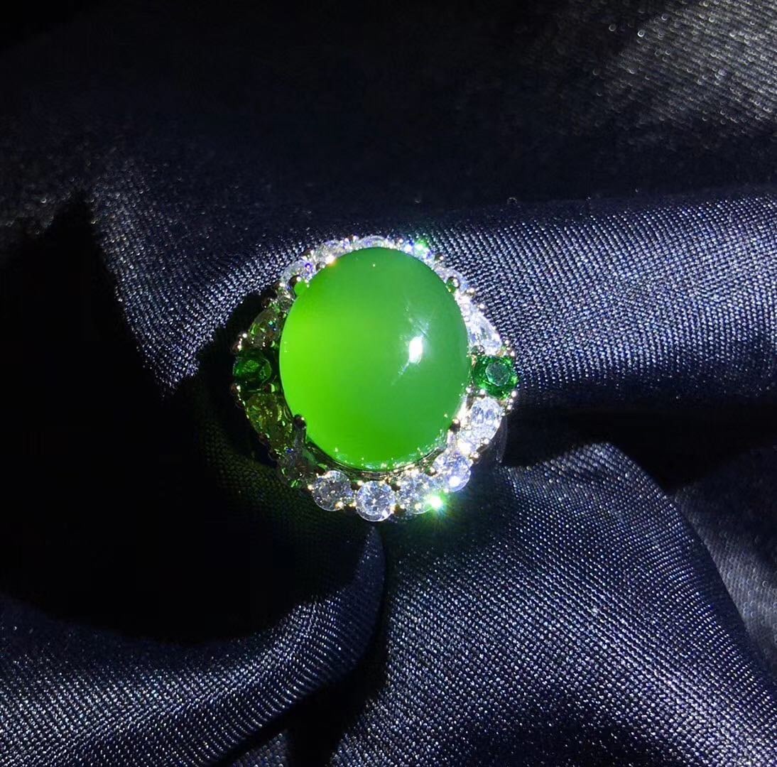 925 Silver Jade Ring - 2