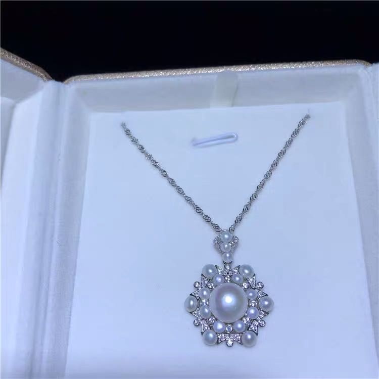 Natural Pearl 925 Silver Pendant (1 of 3)