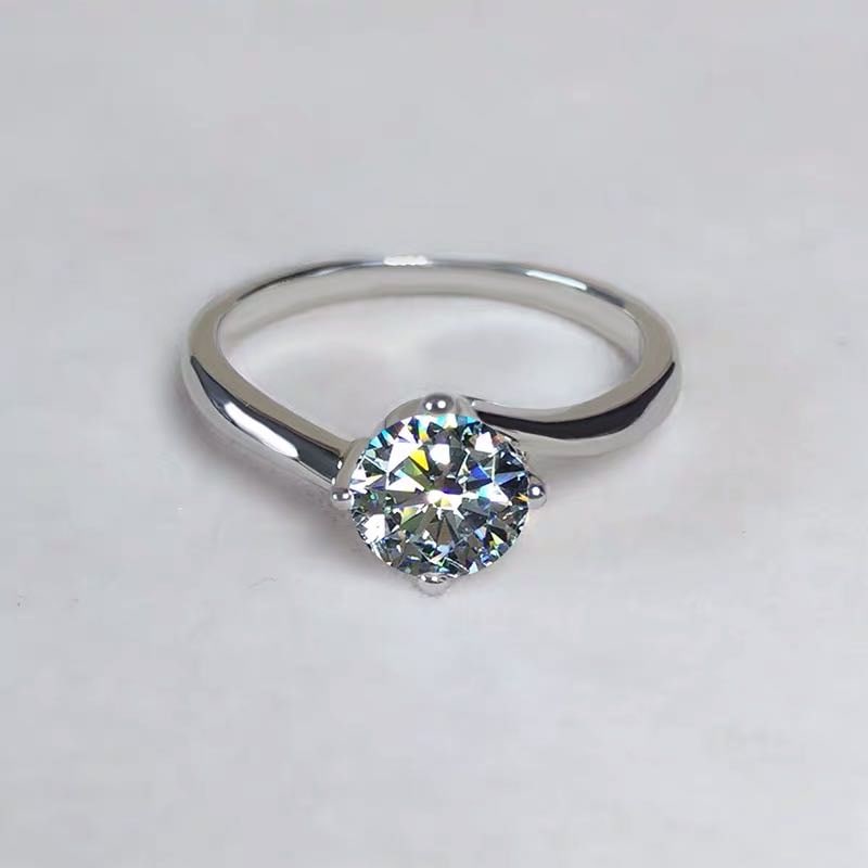 925 Silver 1ct Gem Ring - 2