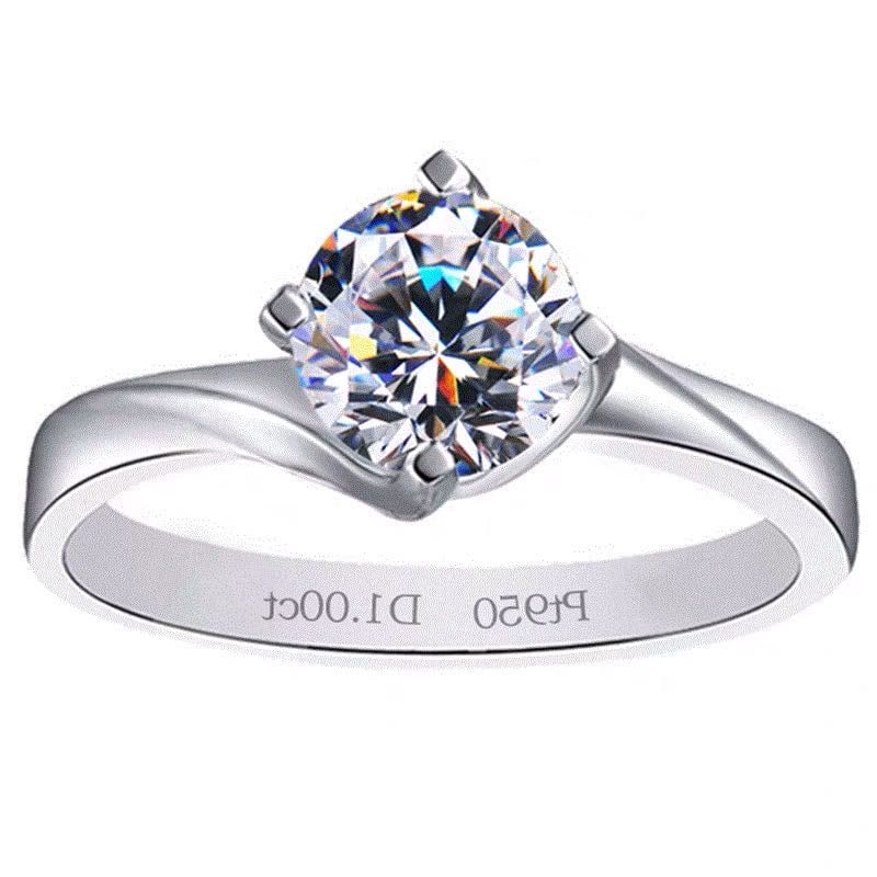 925 Silver 1ct Gem Ring - 4