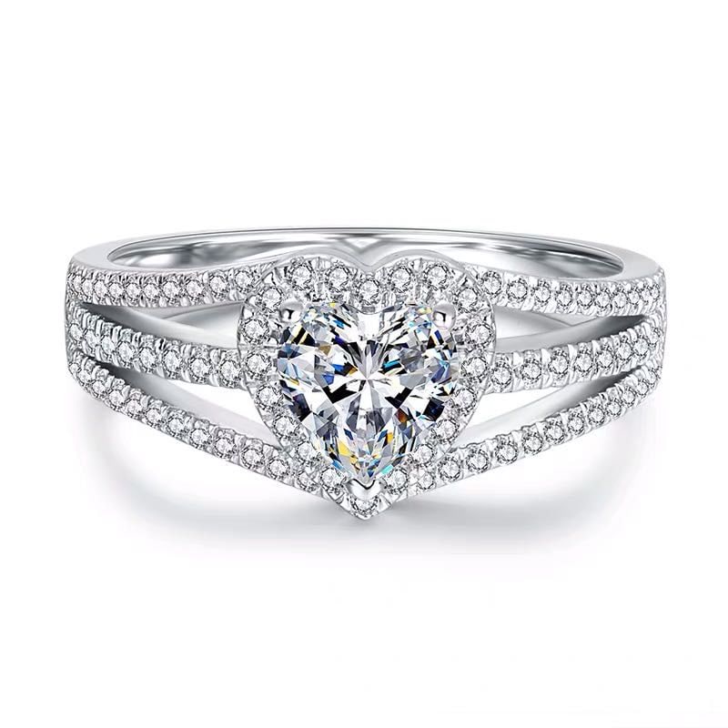 925 Silver 1ct Gem Ring - 4