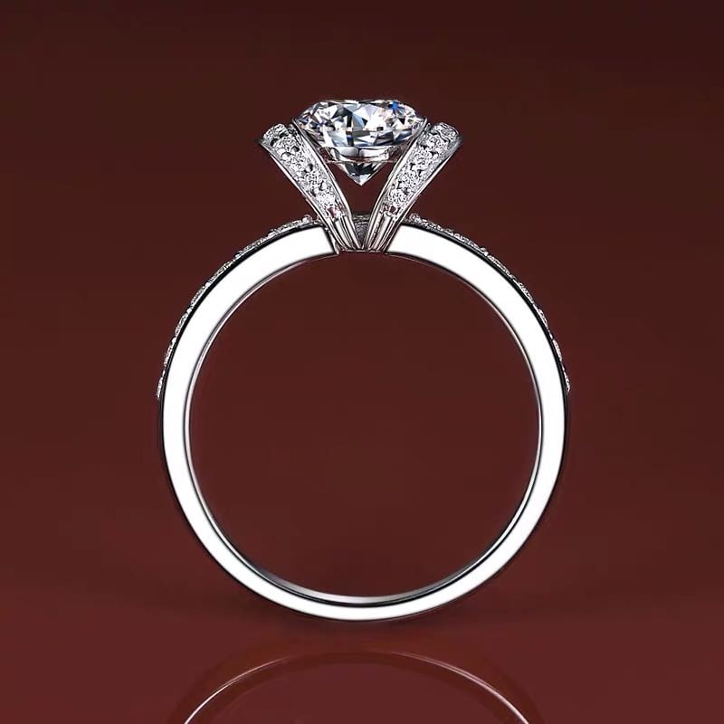 925 Silver 1ct Gem Ring - 2