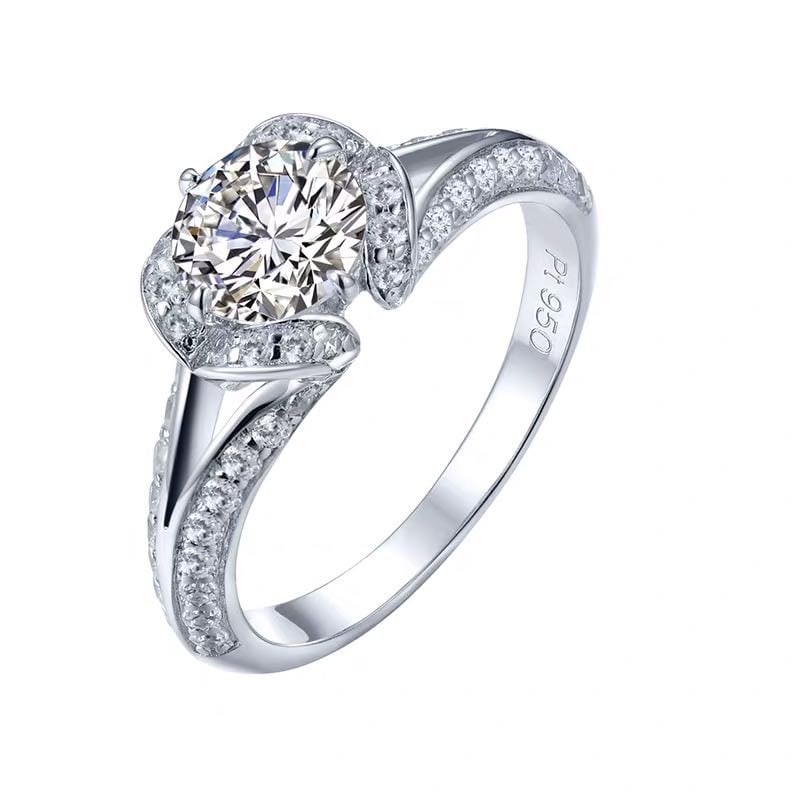 925 Silver 1ct Gem Ring - 4